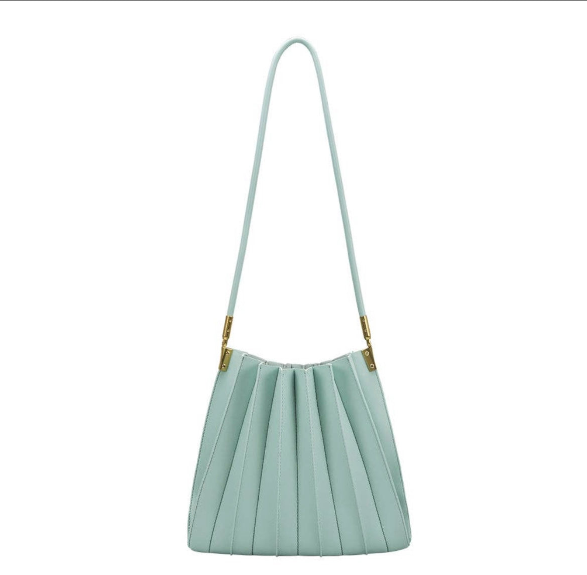 Pleated Shoulder Bag