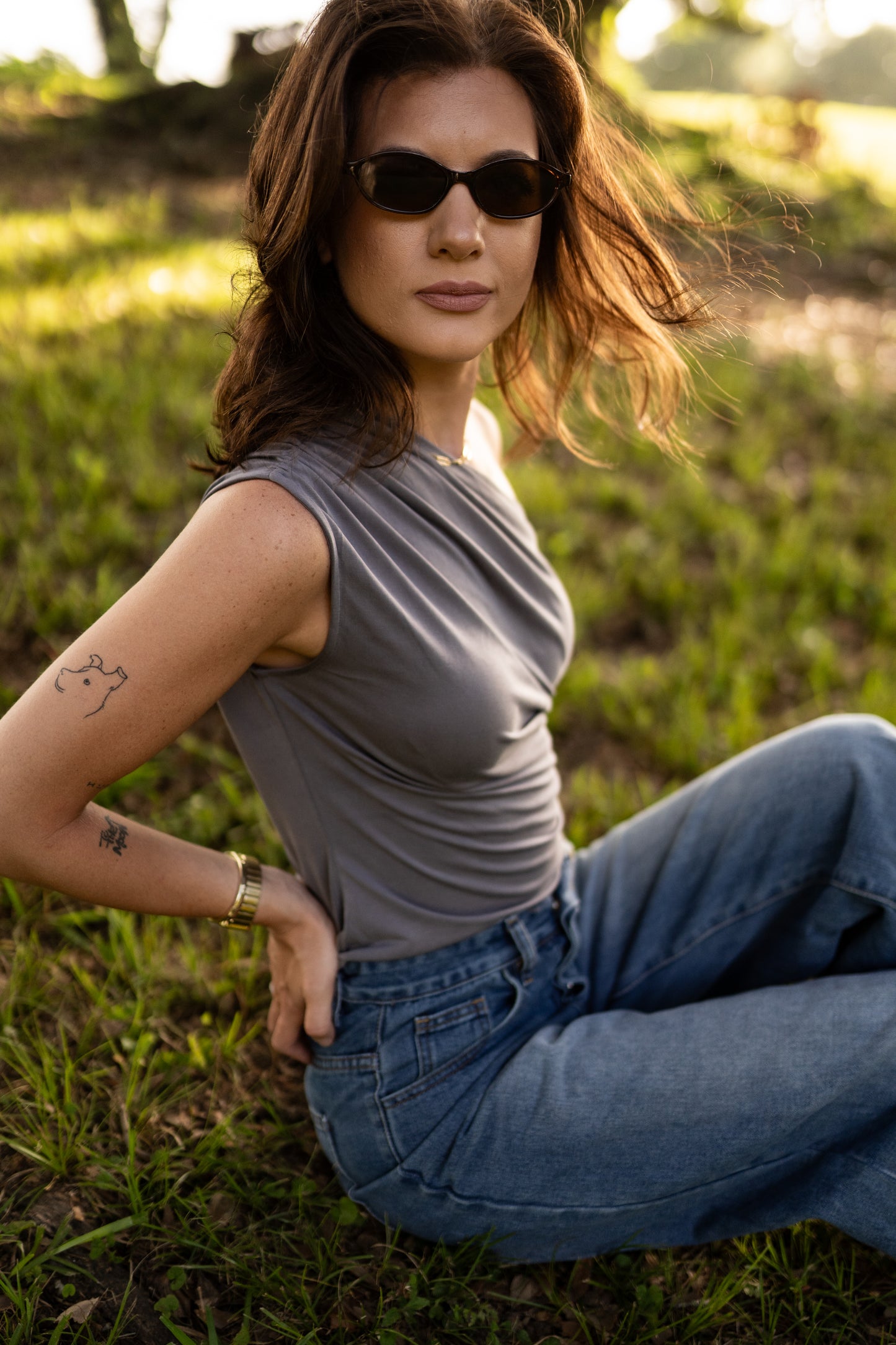 Oceane One-Shoulder Top