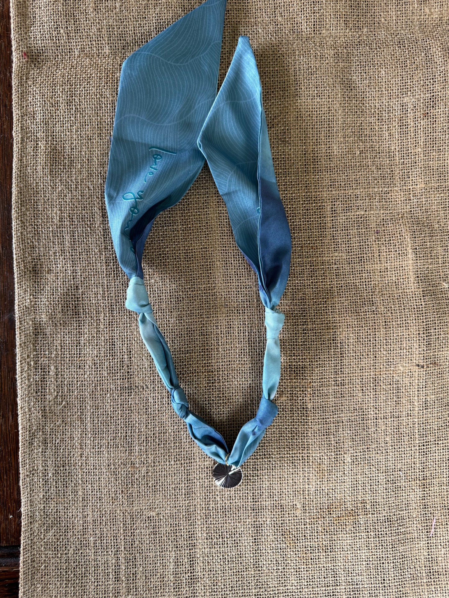 The scarf necklace