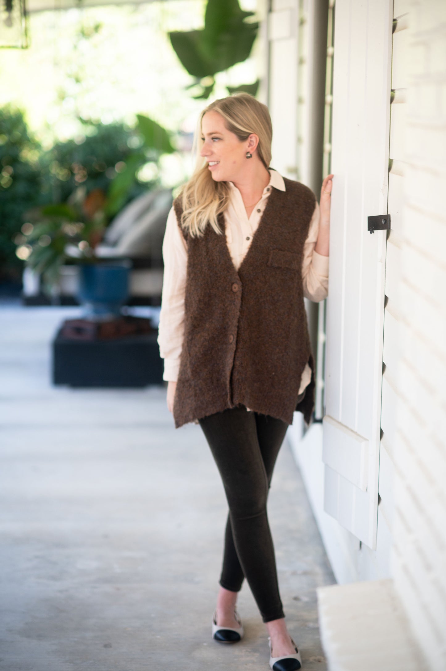 Curly Yarn Vest