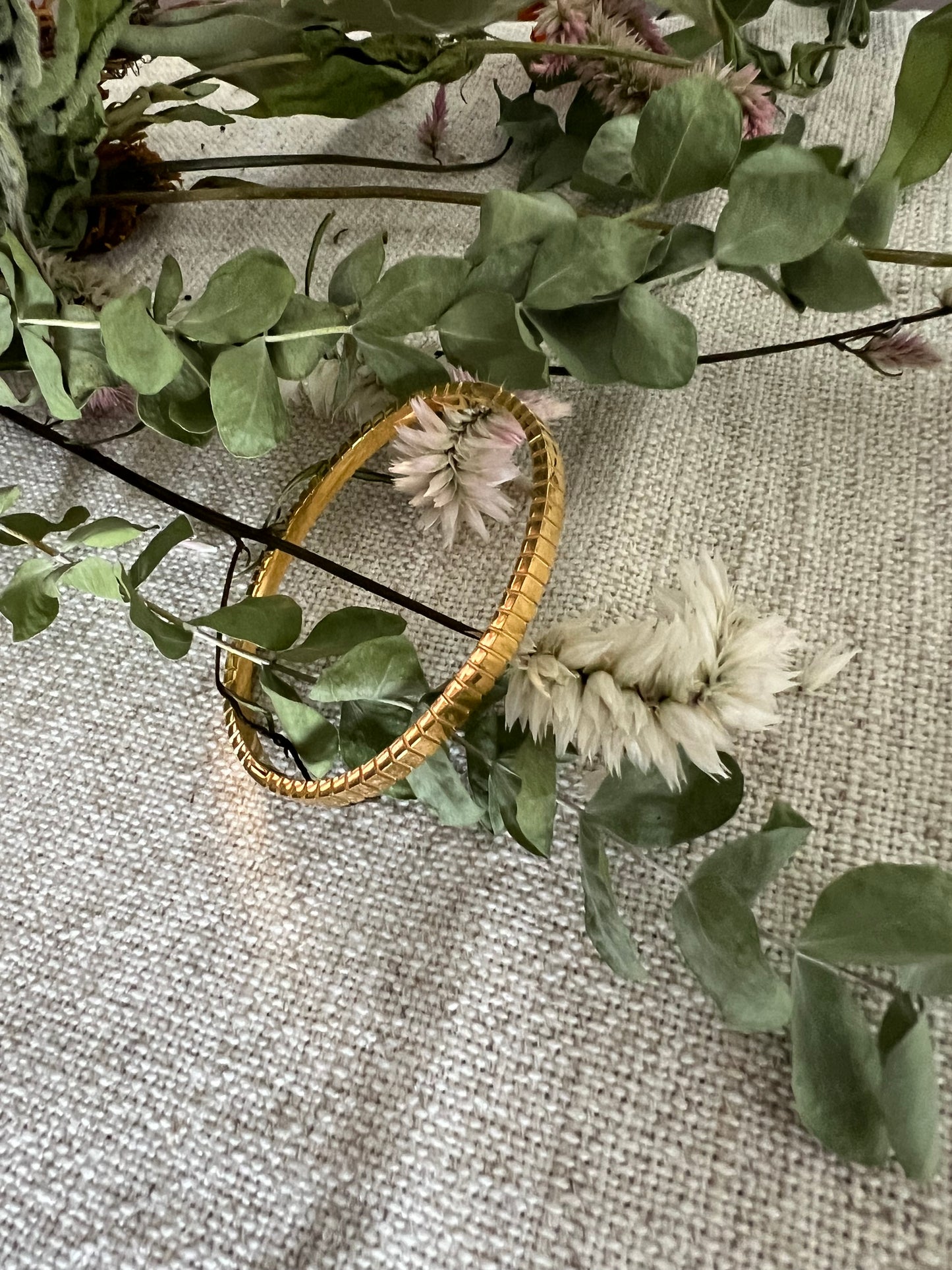 Ribbed Bangle