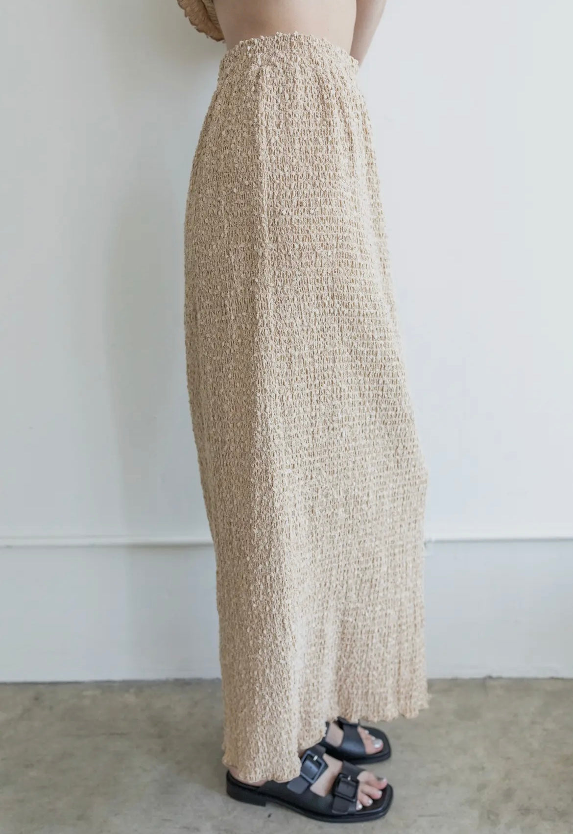 Latte Textured Midi