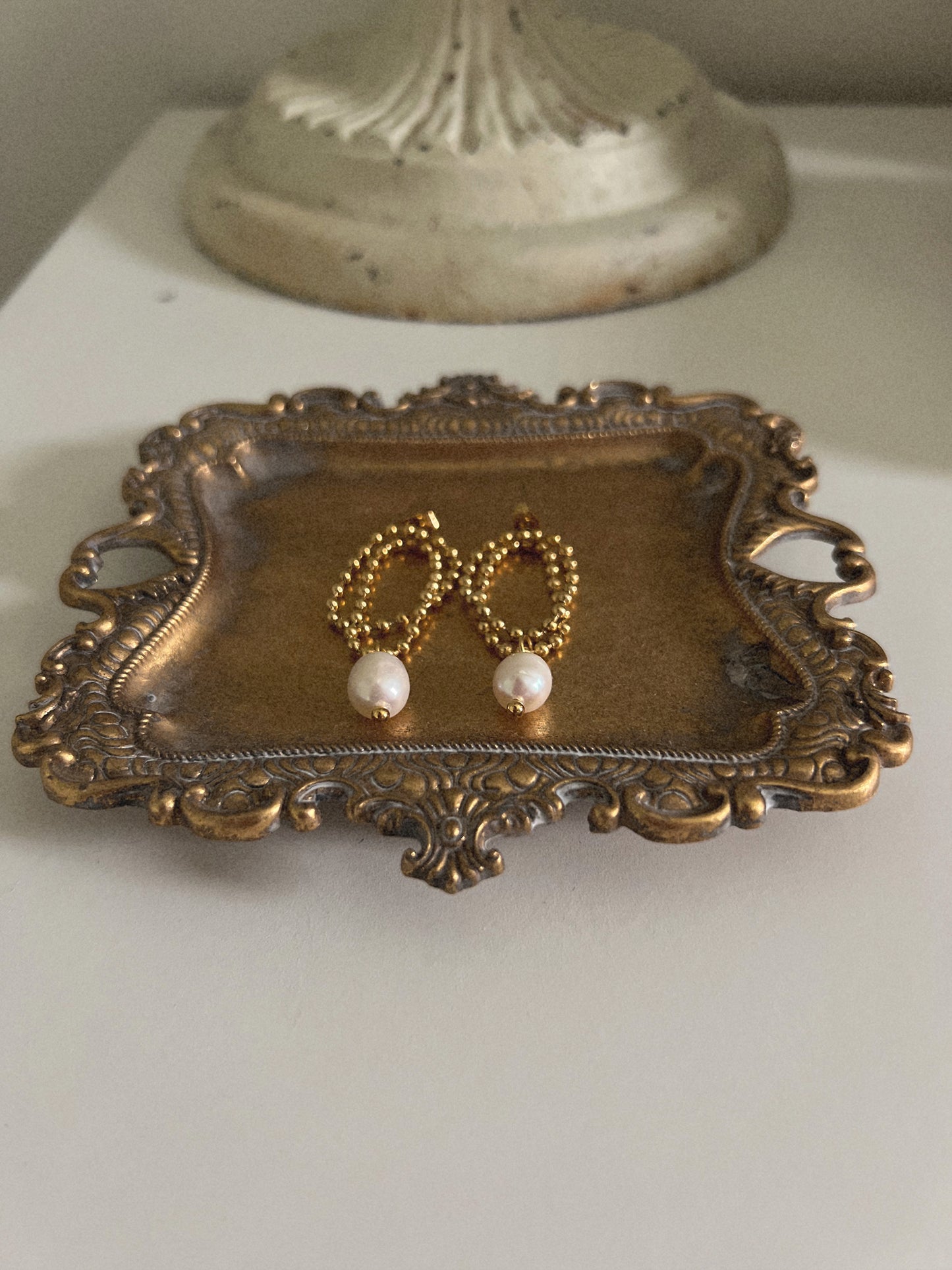 Tangled Pearl Earrings