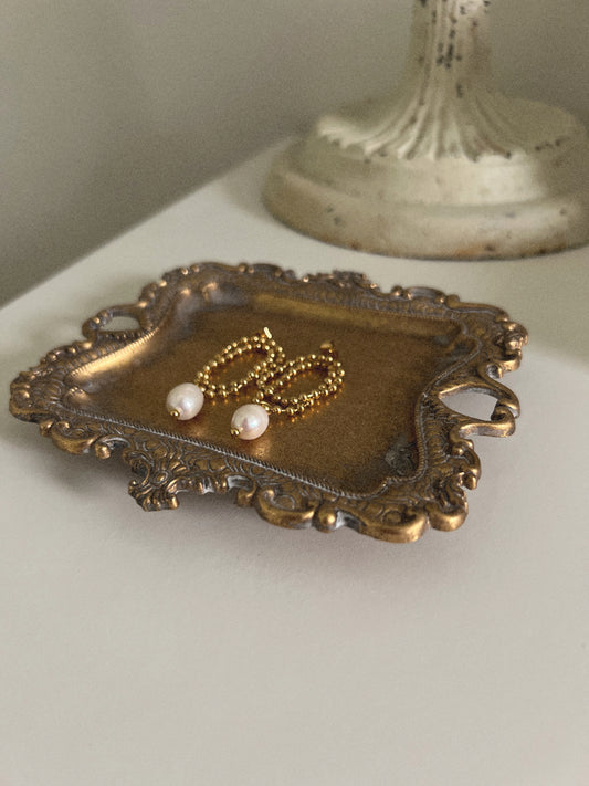 Tangled Pearl Earrings