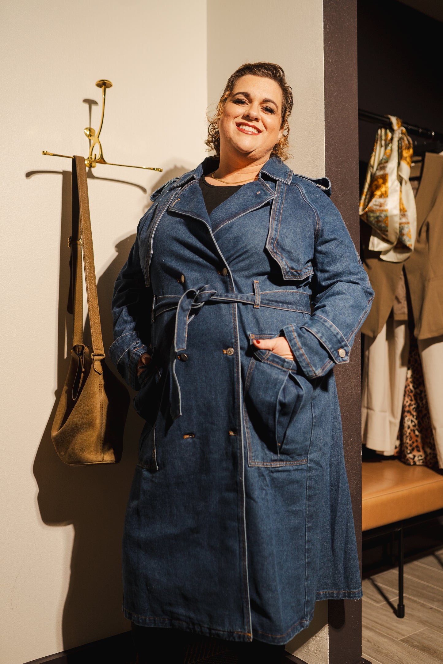 Denim Trench