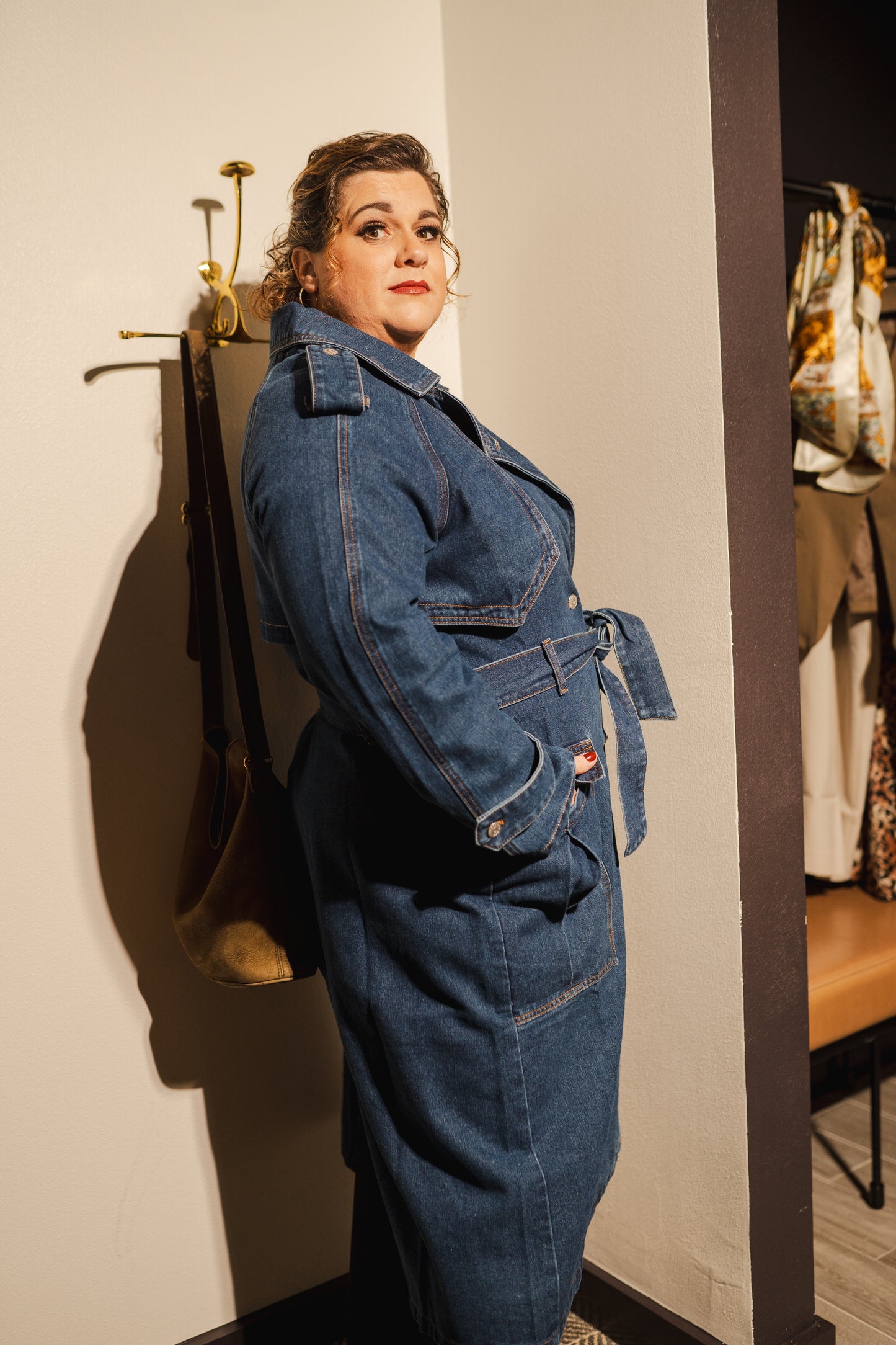 Denim Trench
