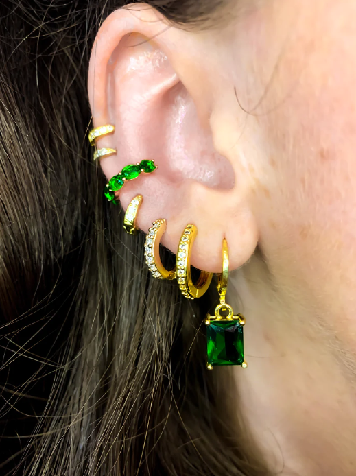 Rec Drop Earrings
