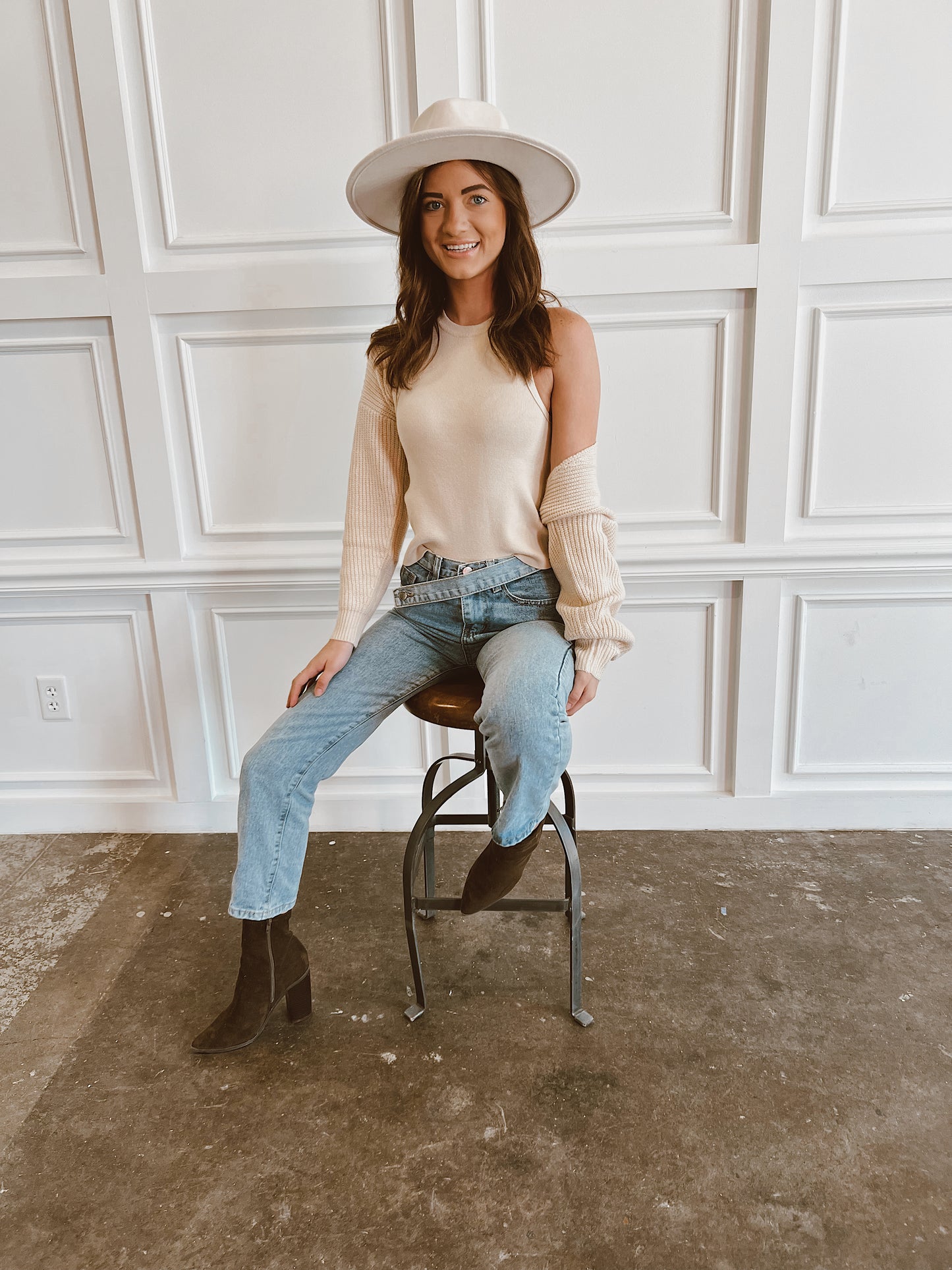 Matching Tank and Sweater Set