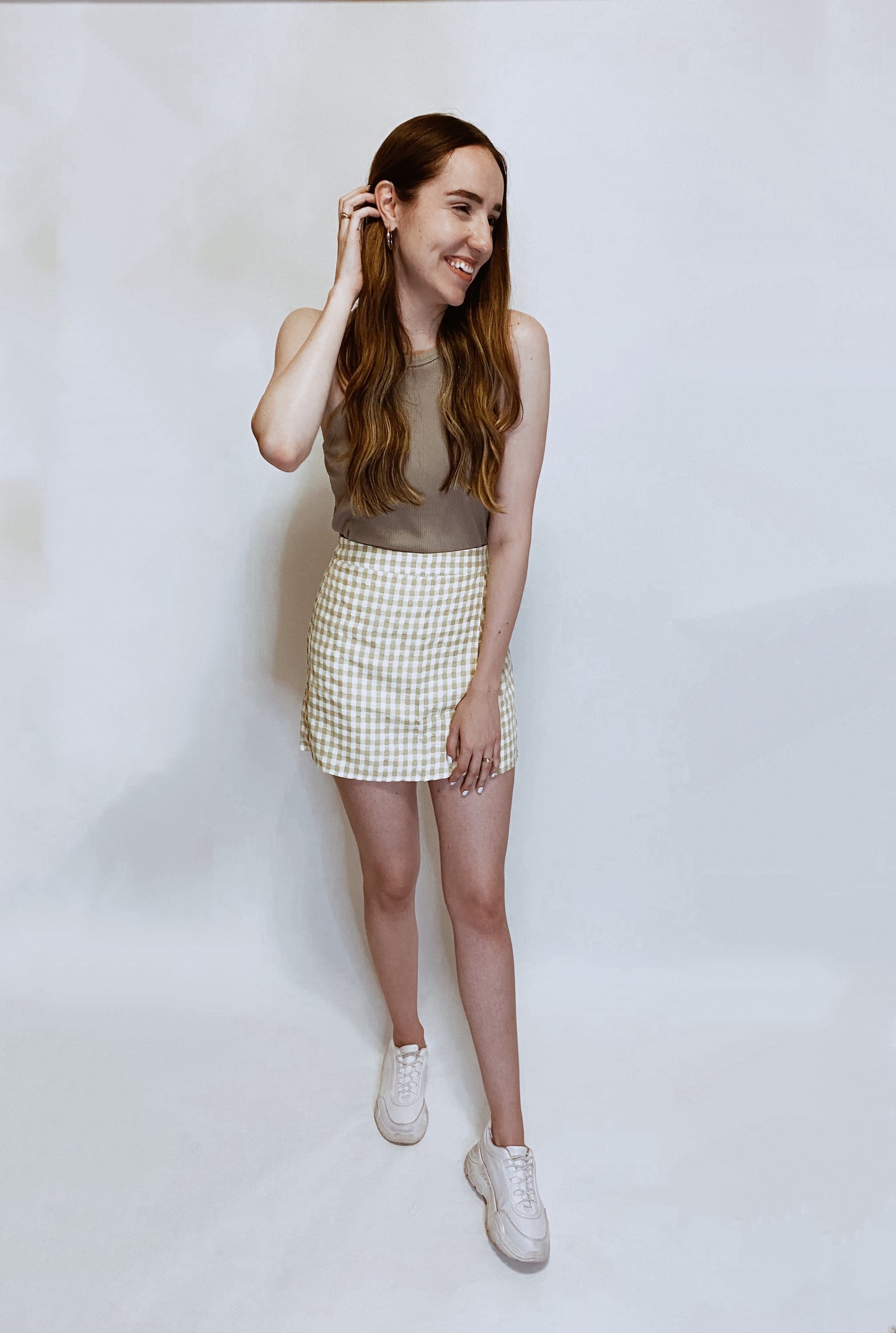 Plaid Skort