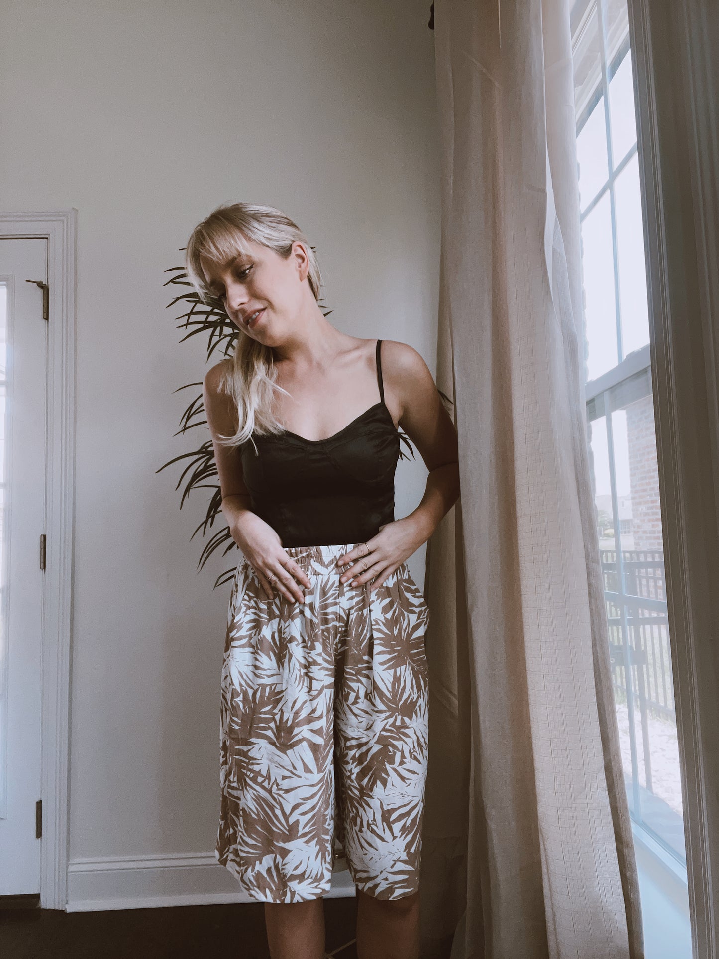 Tencel Leaf Shorts