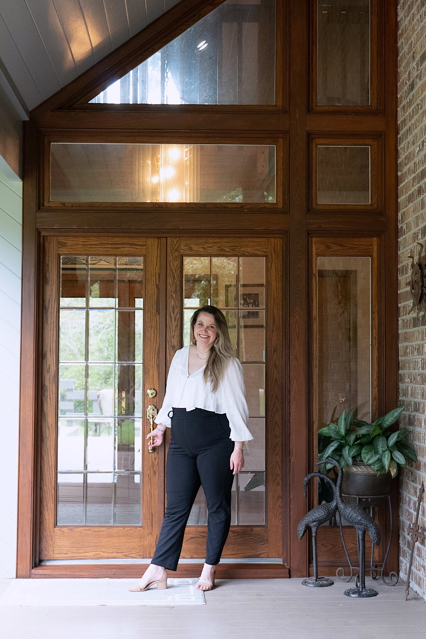 Cropped Peplum Blouse