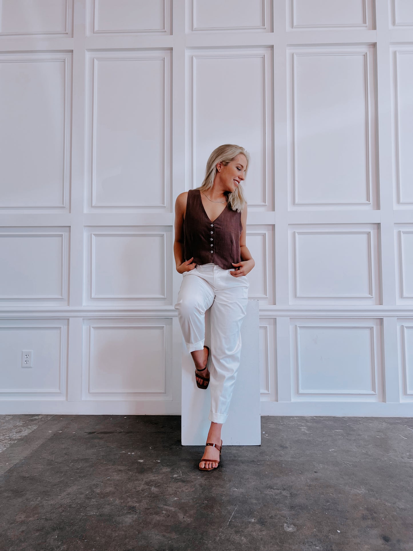 Linen Vest