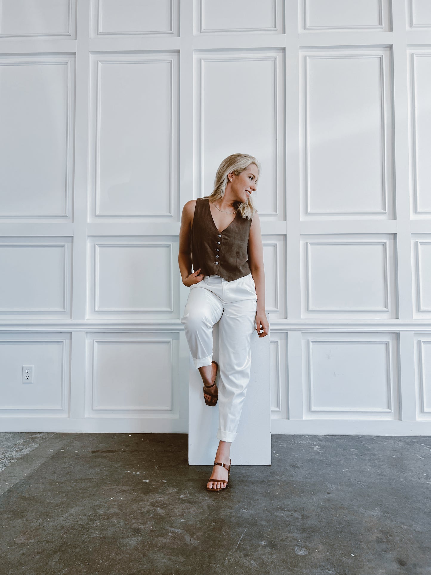 Linen Vest