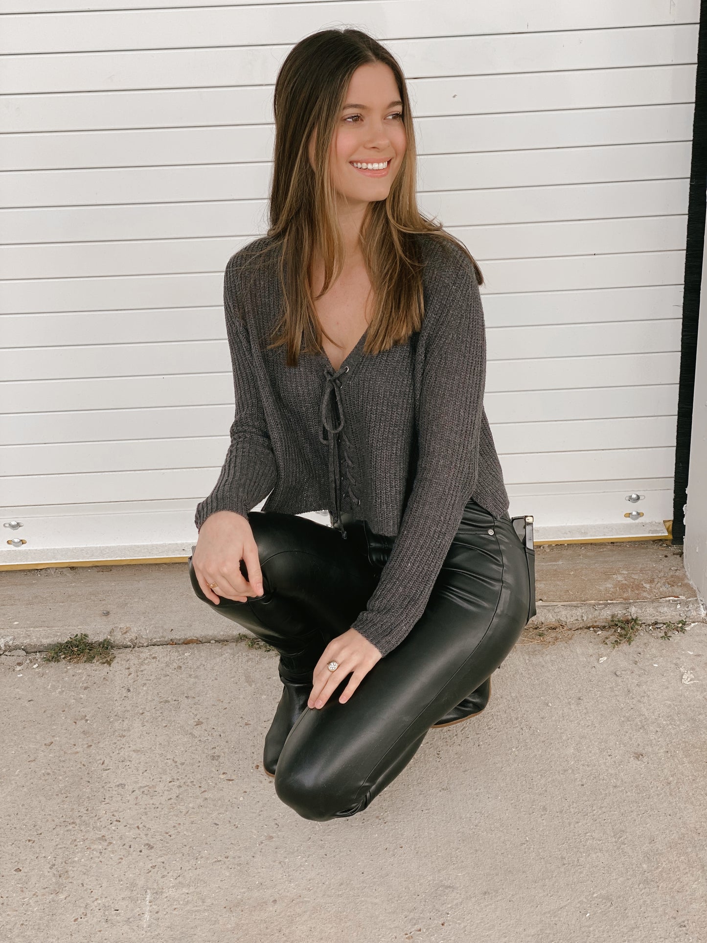 Laced Up Sweater