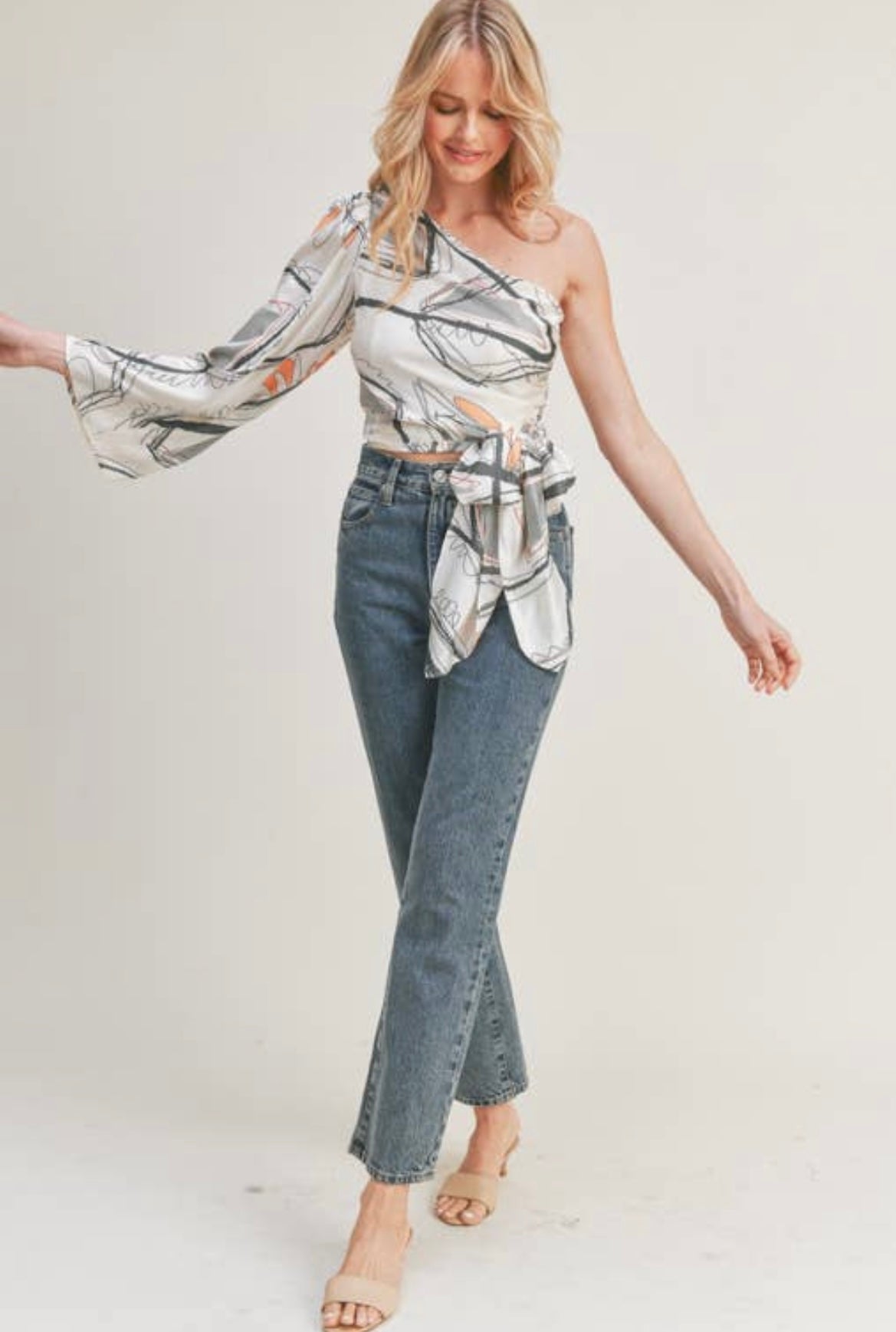 Scribbled Art Blouse