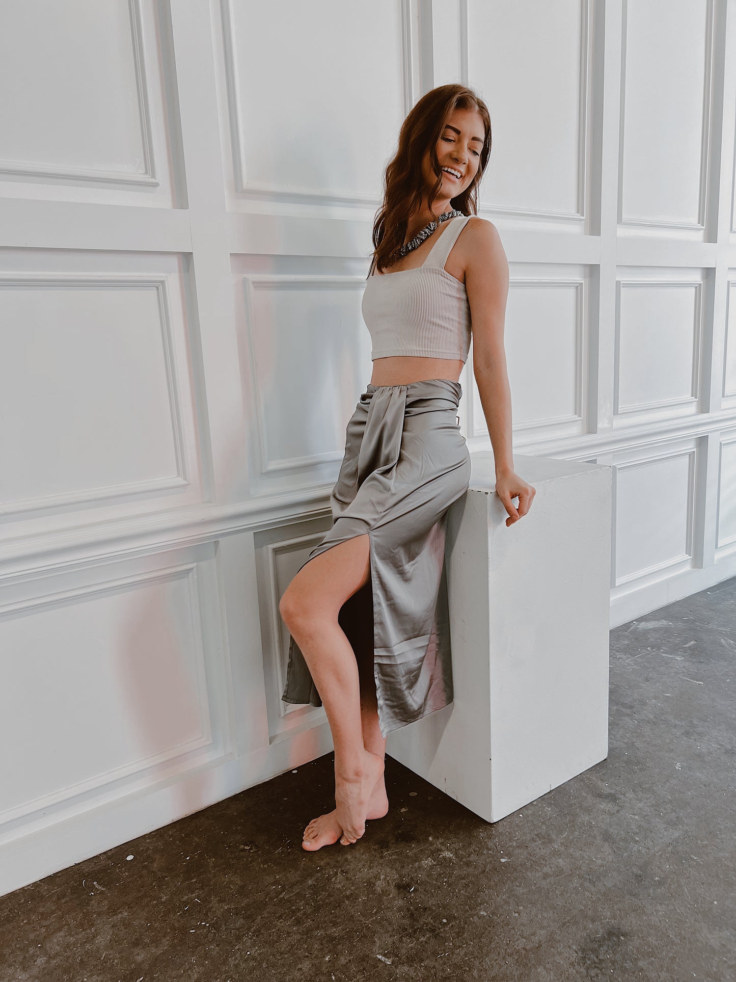 Graceful Wrap Skirt