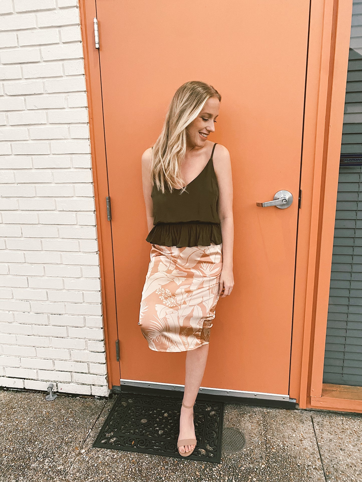Tropical Midi Skirt