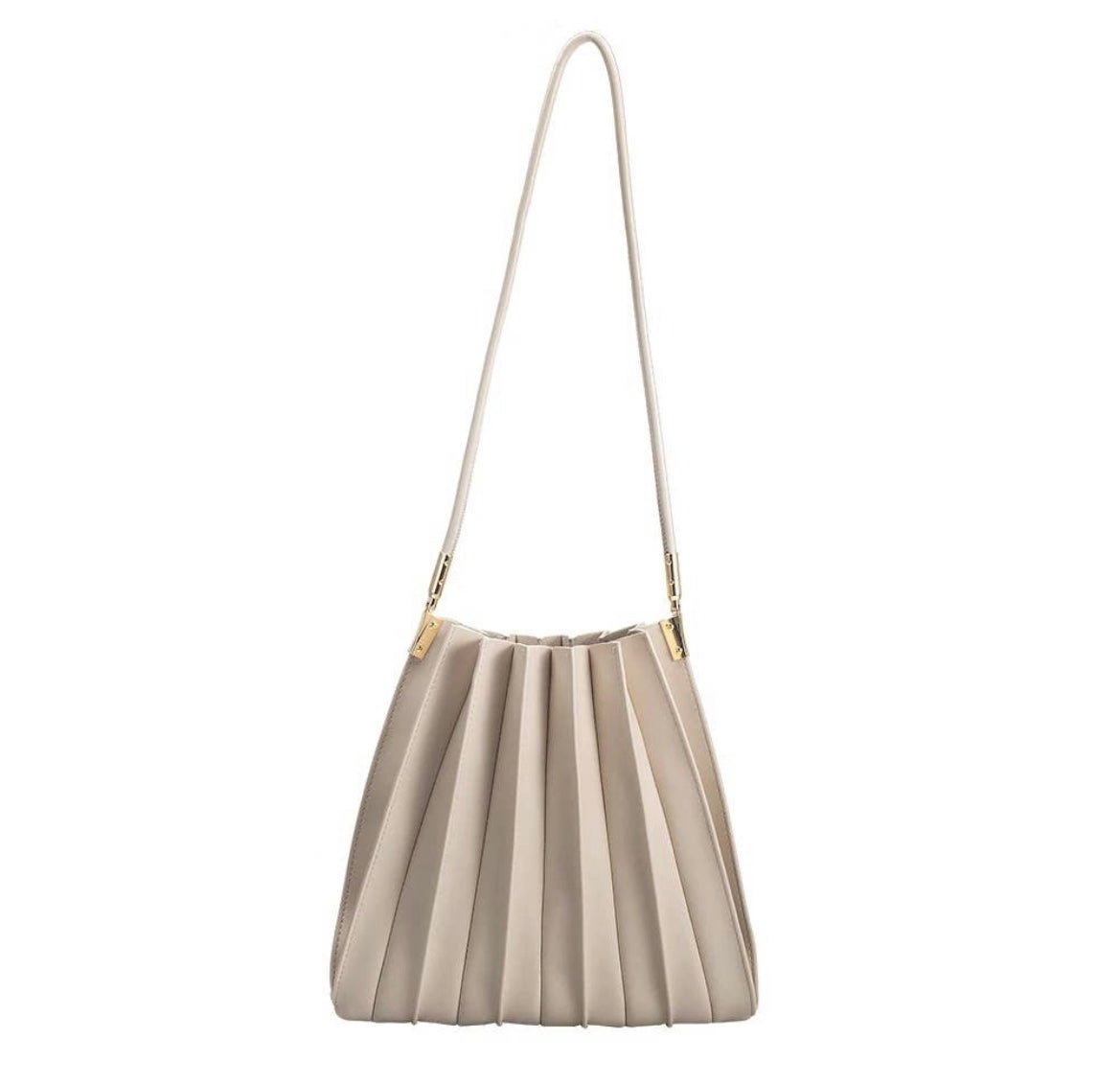 Pleated Shoulder Bag