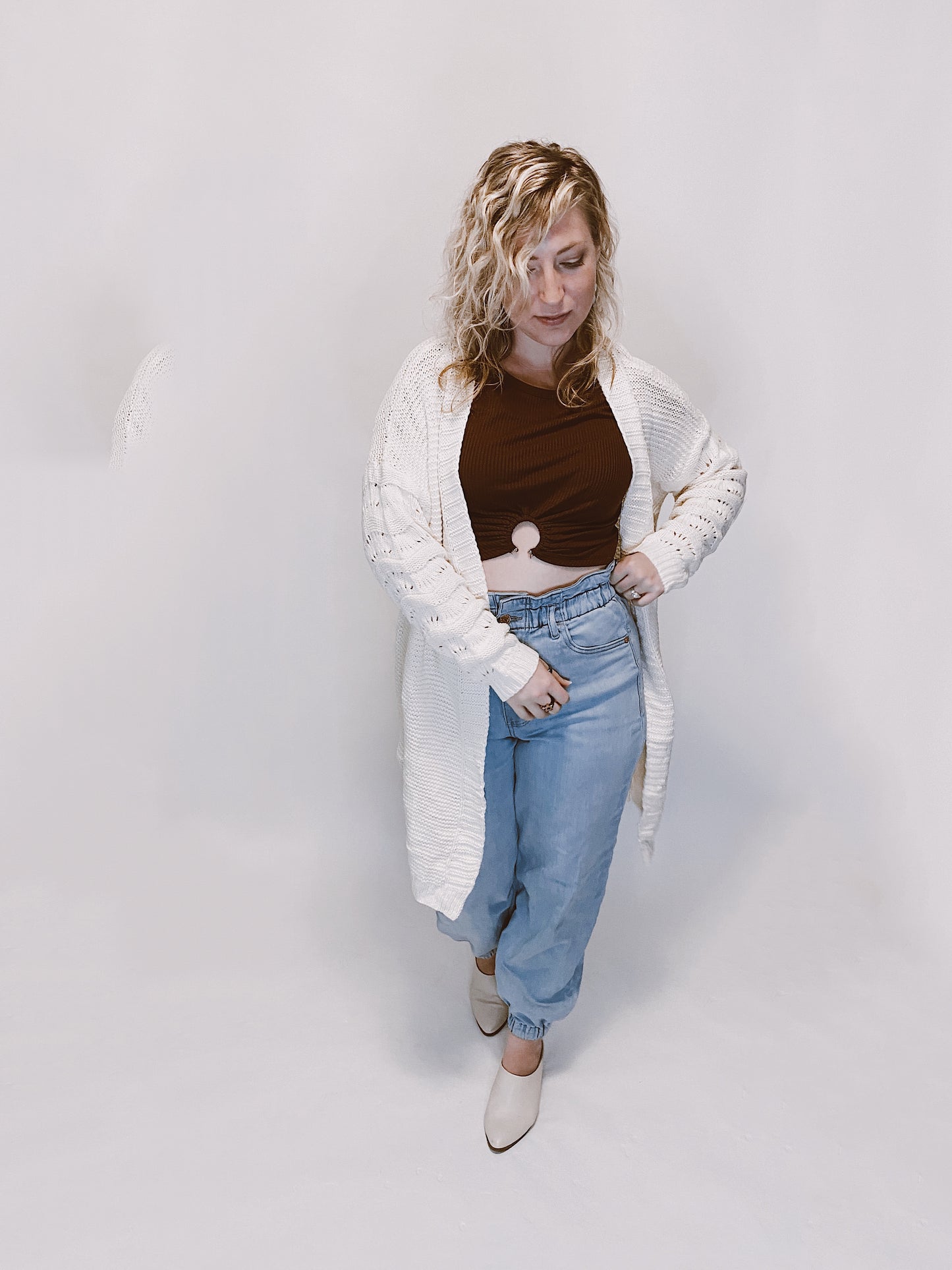 Cable Knit Duster