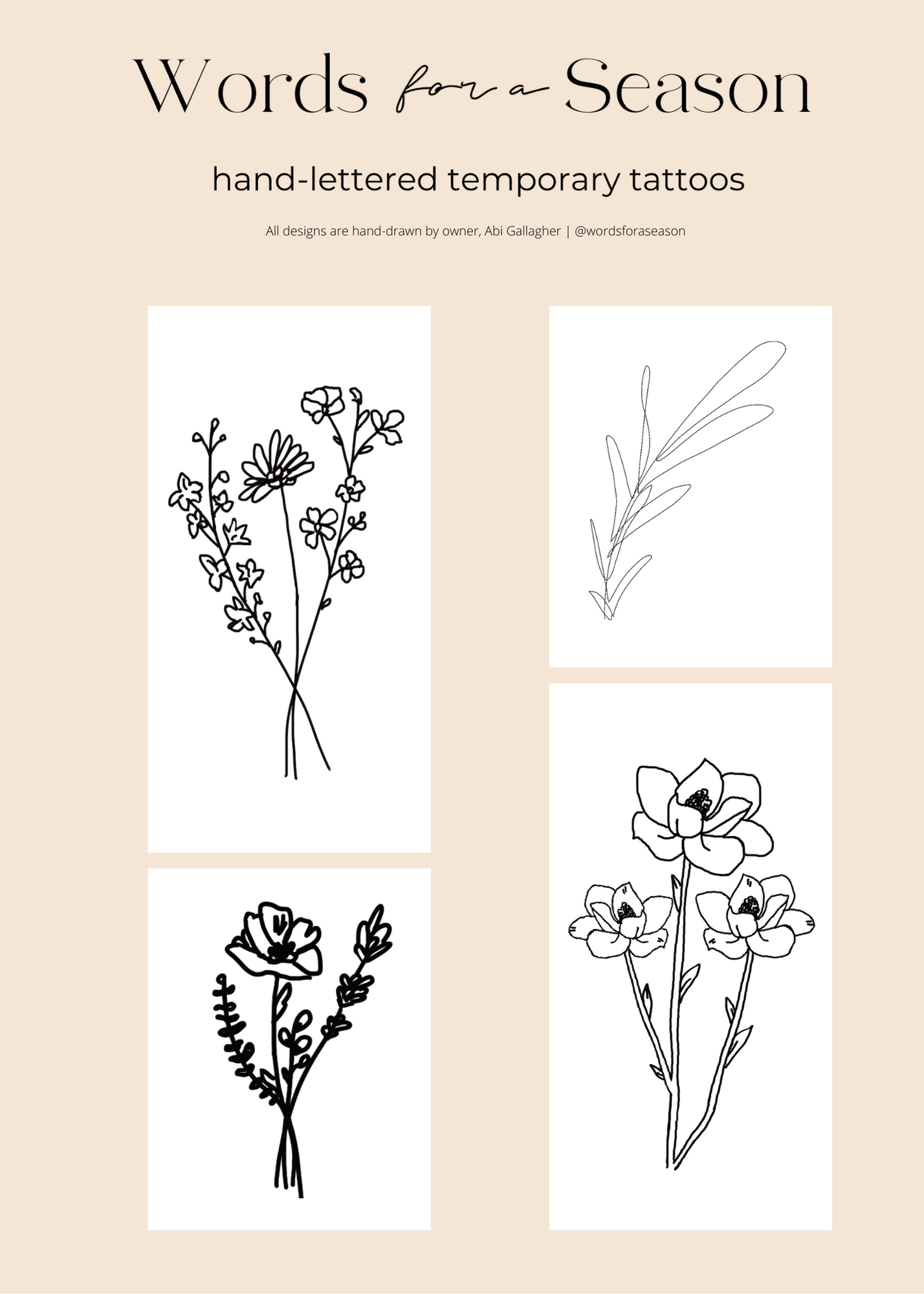 4-Pack Floral
