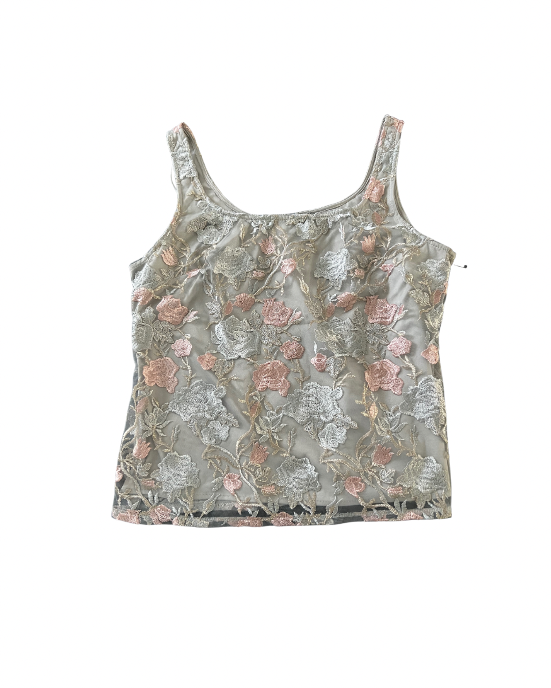 Shimmery Floral Tank