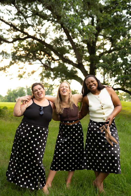Polka Dot Midi