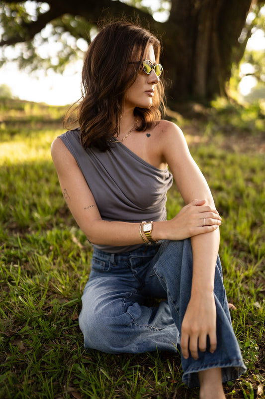 Oceane One-Shoulder Top