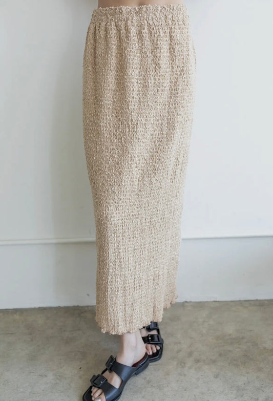 Latte Textured Midi