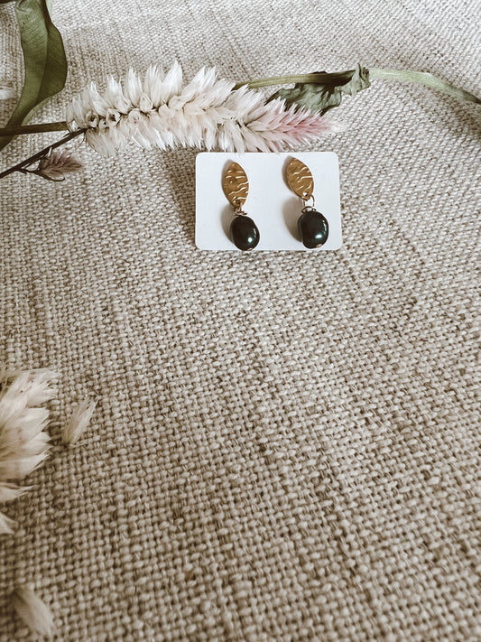 Gold and Pearl Dangles