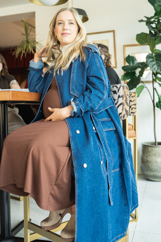 Denim Trench