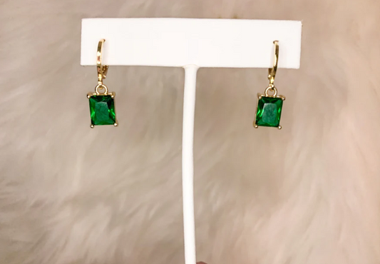 Rec Drop Earrings