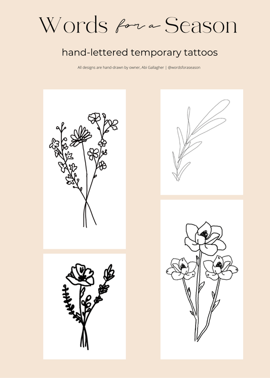 4-Pack Floral